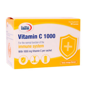 ساشه ویتامین C 1000 میلی‌گرم یوروویتال
