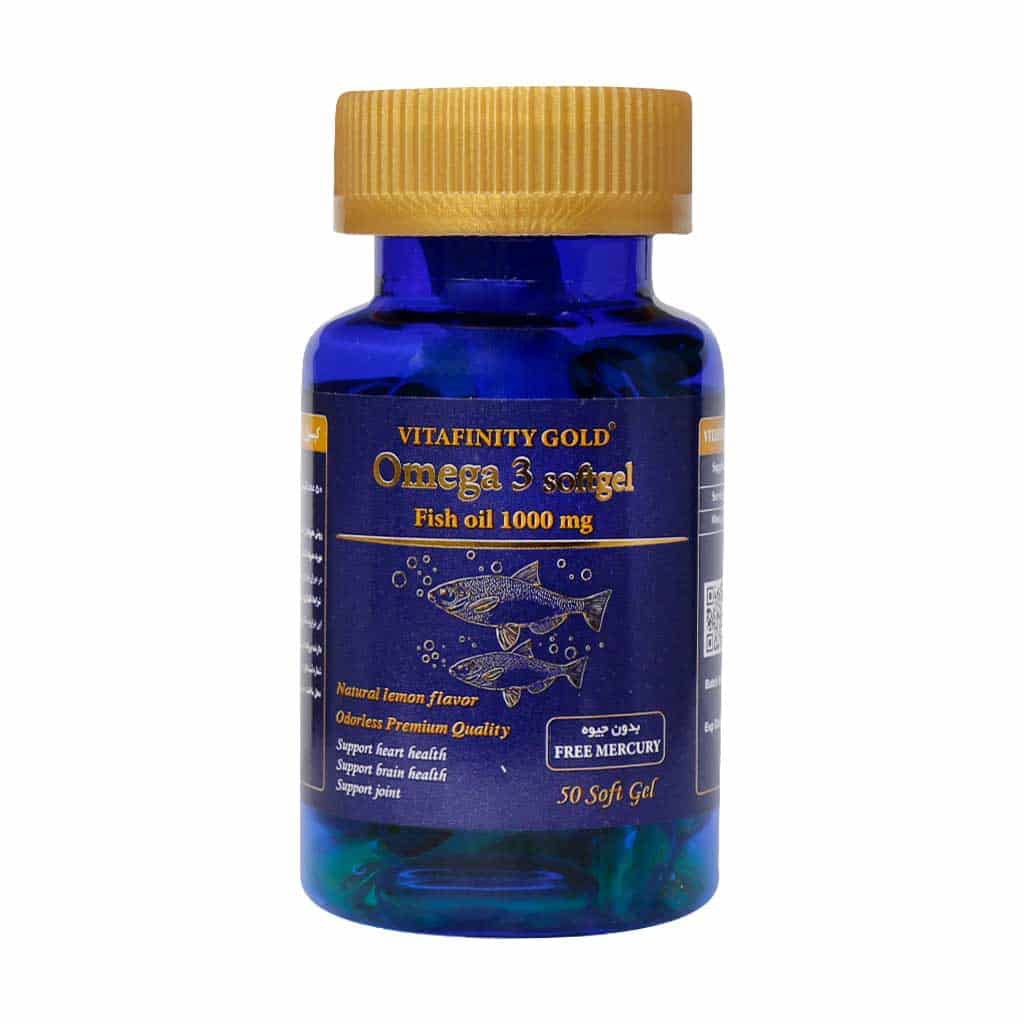 Shahab-Darman-Vitafinity-Gold-Omega-3-1 سافت ژل امگا 3 ویتافینیتی گلد شهاب درمان 50 عدد